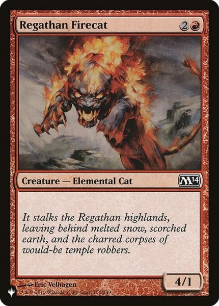 画像1: Regathan Firecat/レガーサの火猫(英語版・通常) (1)