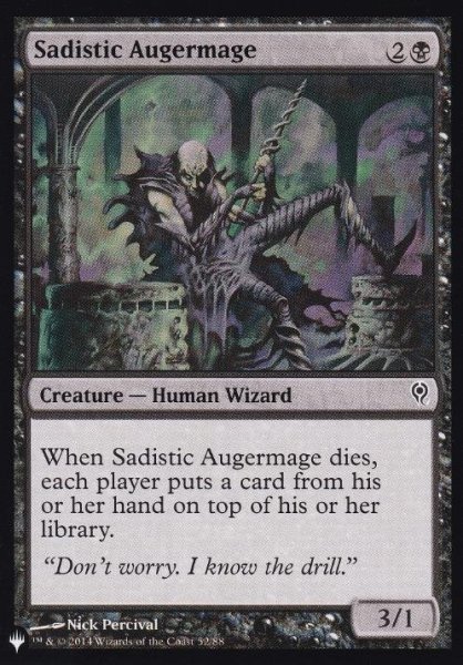 画像1: Sadistic Augermage/サディストの穴開け魔道士(英語版・通常) (1)