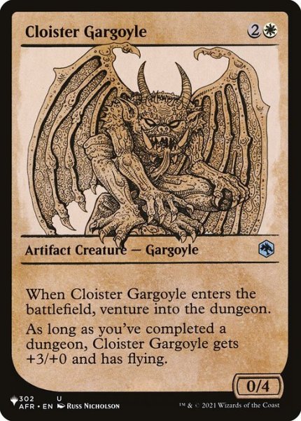 画像1: Cloister Gargoyle/回廊のガーゴイル(英語版・通常) (1)