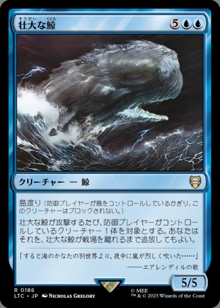 画像1: 壮大な鯨(日本語版・通常) (1)