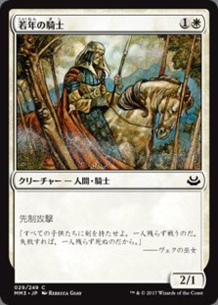 画像1: 若年の騎士(日本語版・通常) (1)